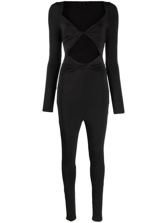 Knot-Detail Jersey Jumpsuit