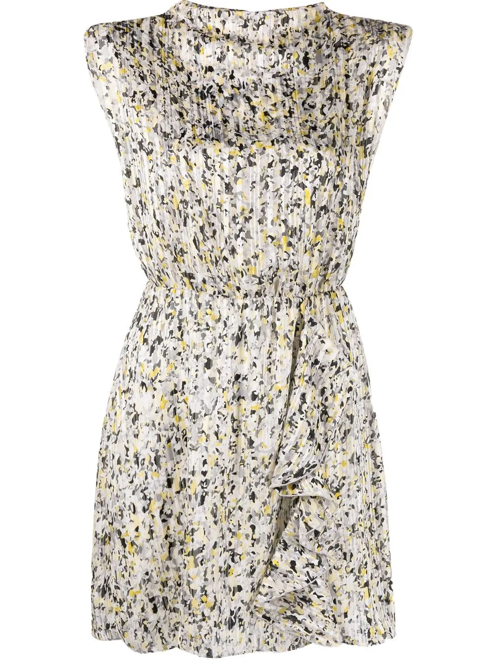 Printed Draped Dress