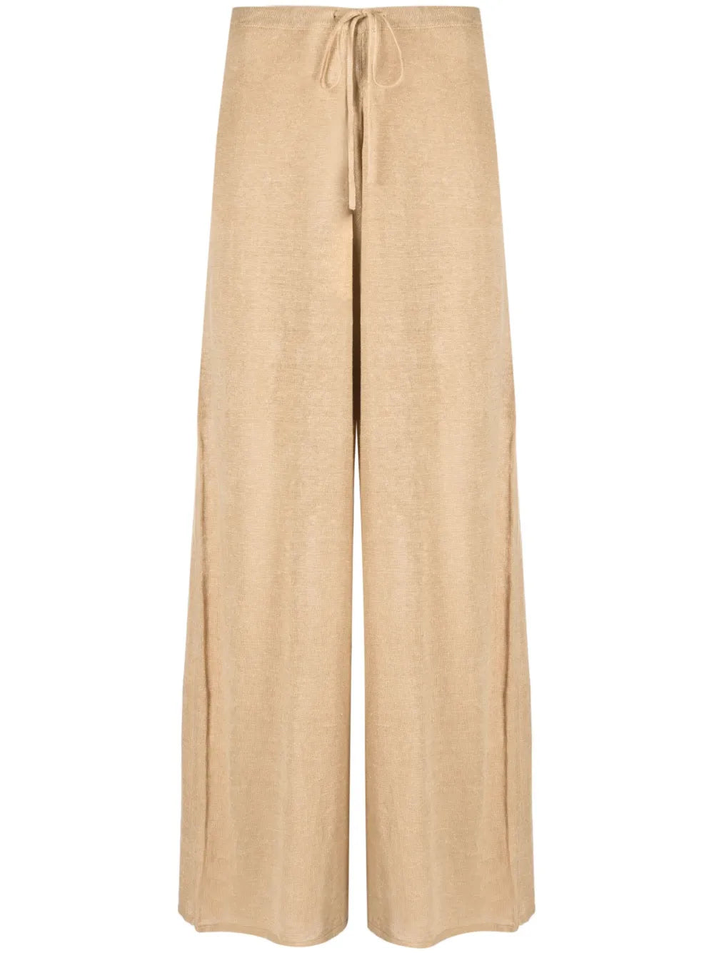 Wide-Leg Linen Trousers