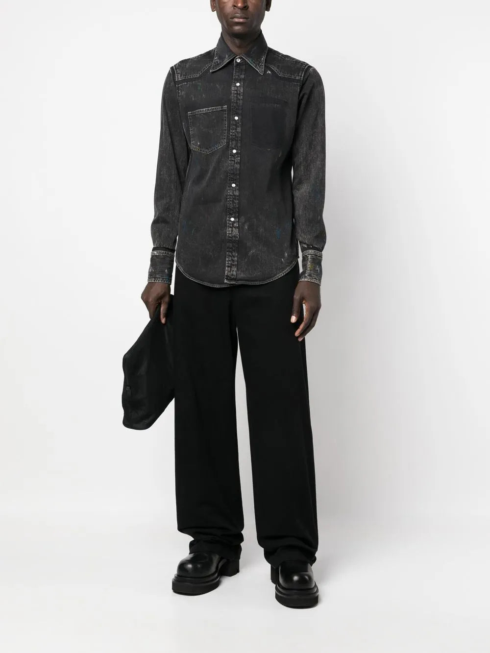 Front Press-Stud Fastening Jacket