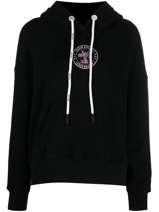 College Logo-Print Hoodie