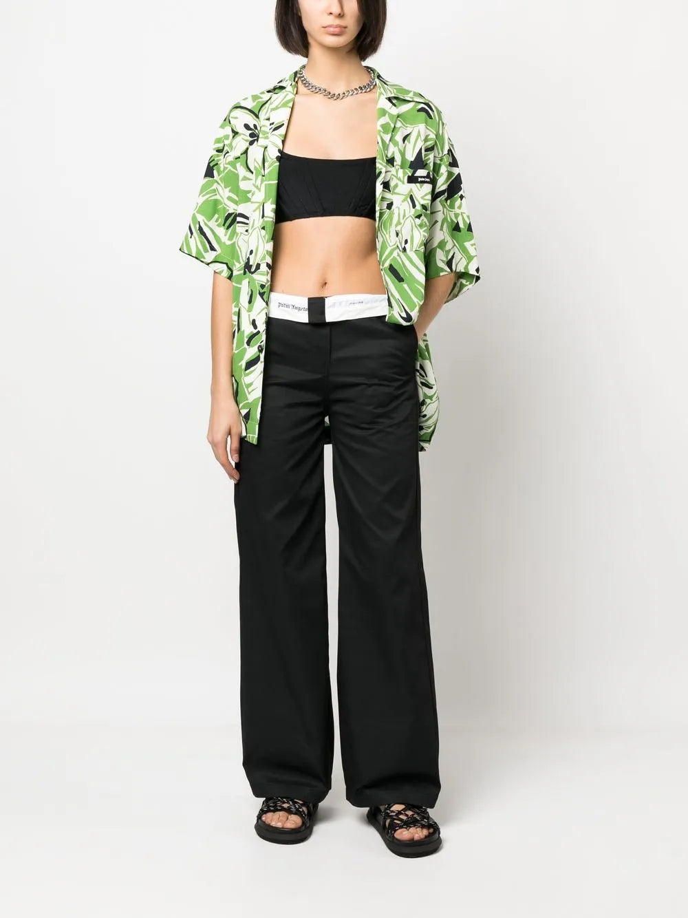Reversed Waistband Trousers