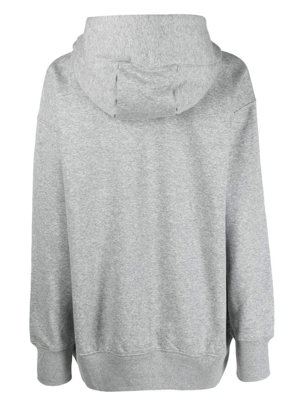 Oversize Mélange Drawstring Hoodie