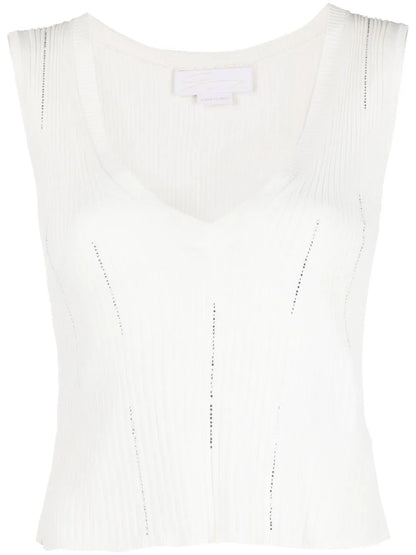 Embellished Rib Vest