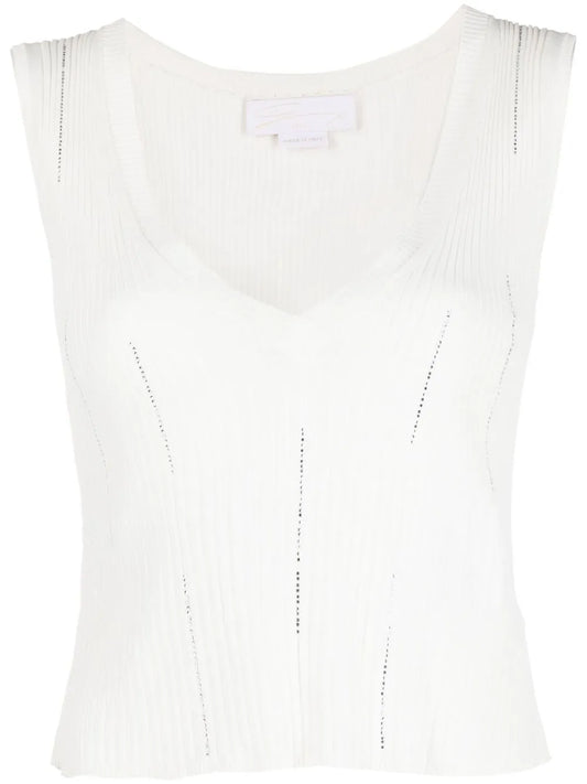 Embellished Rib Vest