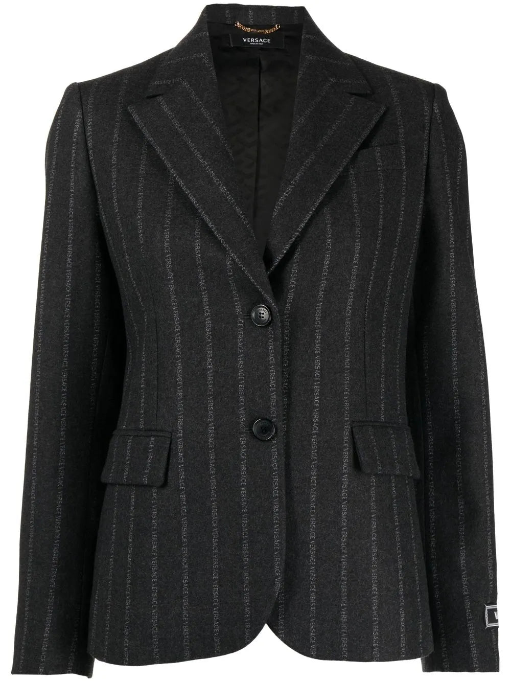 Ges Logo-Pinstripe Blazer