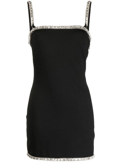 Regina Crystal-Embellished Mini Dress