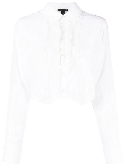Ruffled Tuxedo Shirt