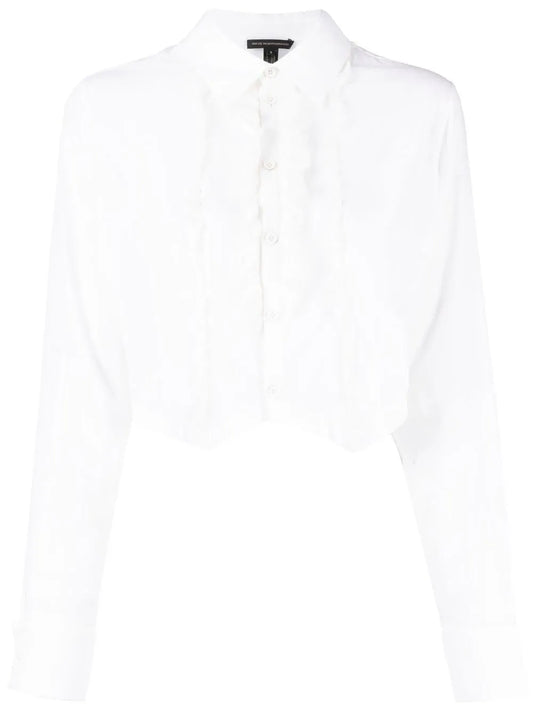 Ruffled Tuxedo Shirt