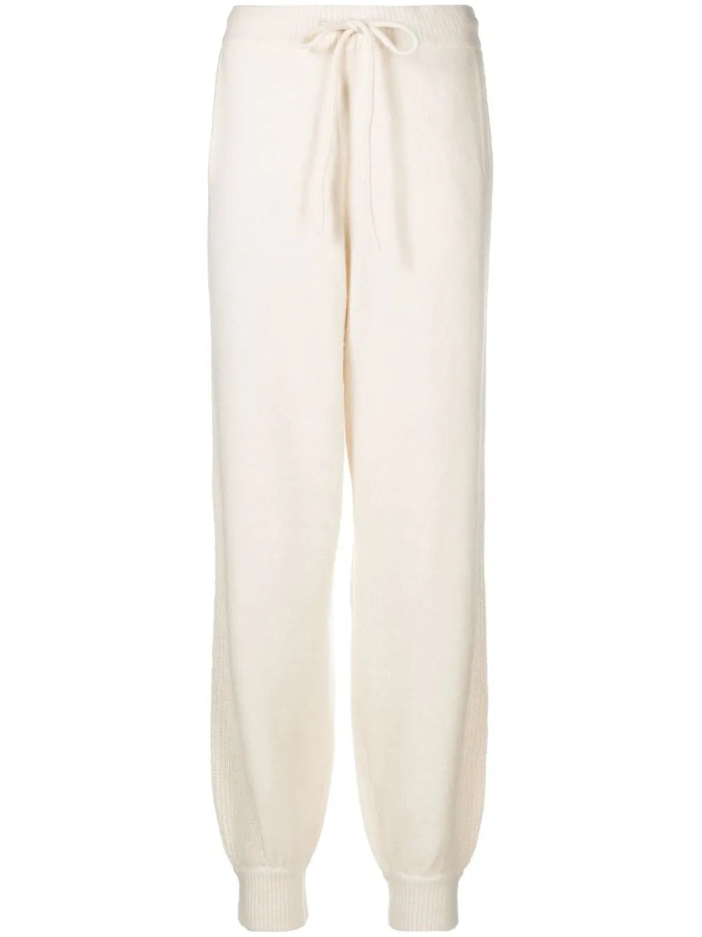Tapered-Leg Knitted Trousers