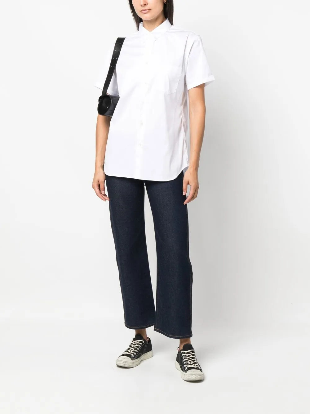Button-Up Short-Sleeved Shirt