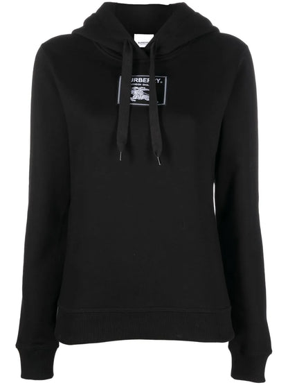 Logo-Patch Pullover Hoodie