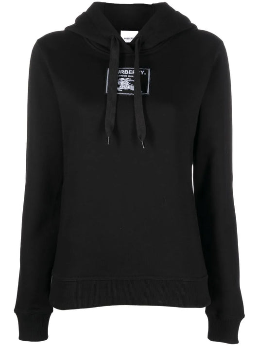 Logo-Patch Pullover Hoodie