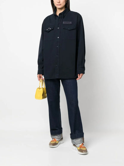 Stud-Embellished Long-Sleeve Jacket