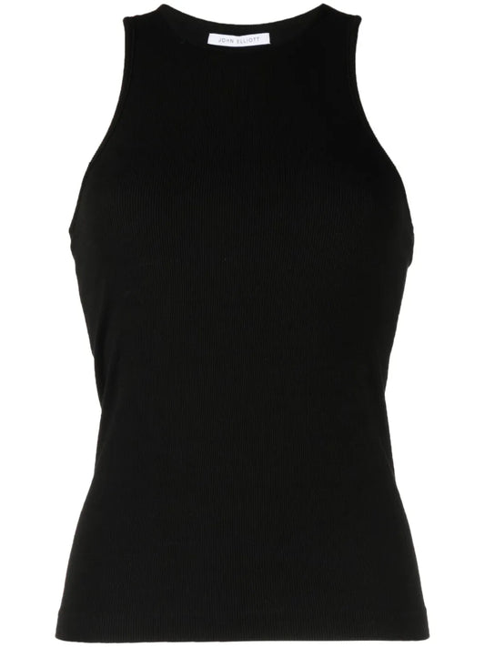Racerback Ribbed-Knit Top