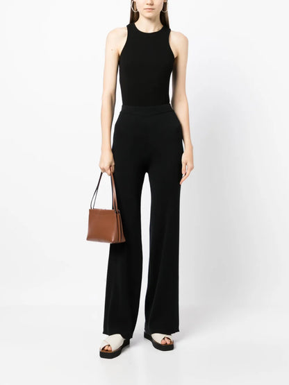 Racerback Ribbed-Knit Top
