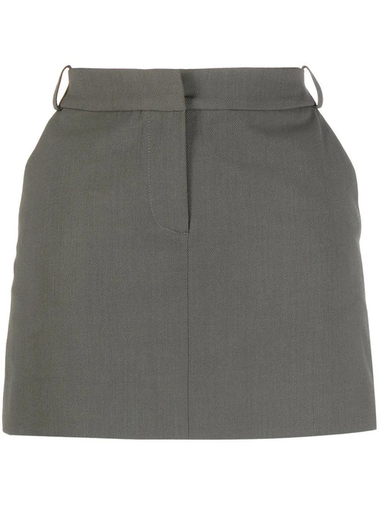Wool-Blend Mini Skirt