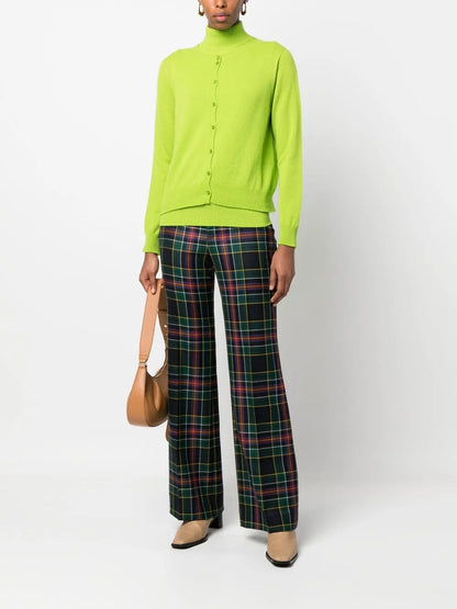 Button-Up Knitted Cardigan Set