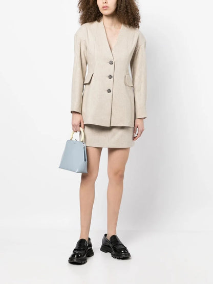Single-Breasted Tailored Blazer