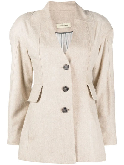 Single-Breasted Tailored Blazer