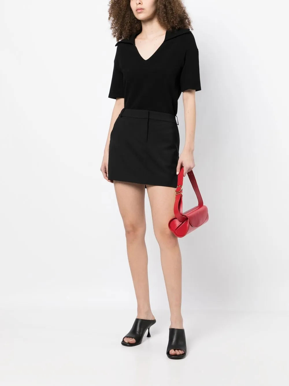 Wool-Blend Mini Skirt