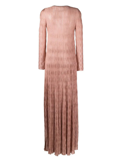 Ribbed Long Cardigan