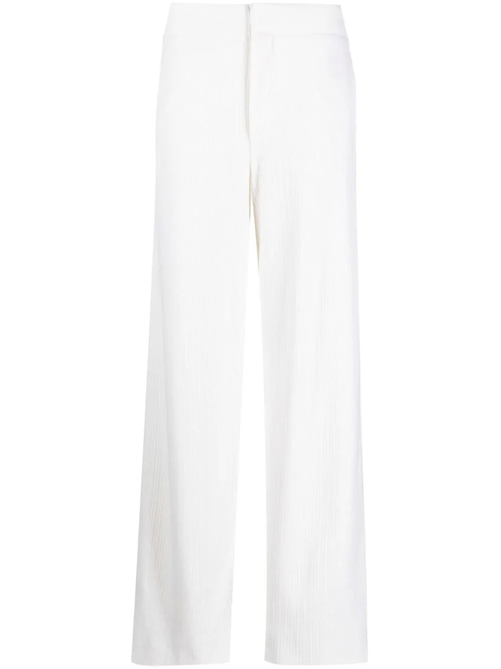 Wide-Leg Knitted Trousers