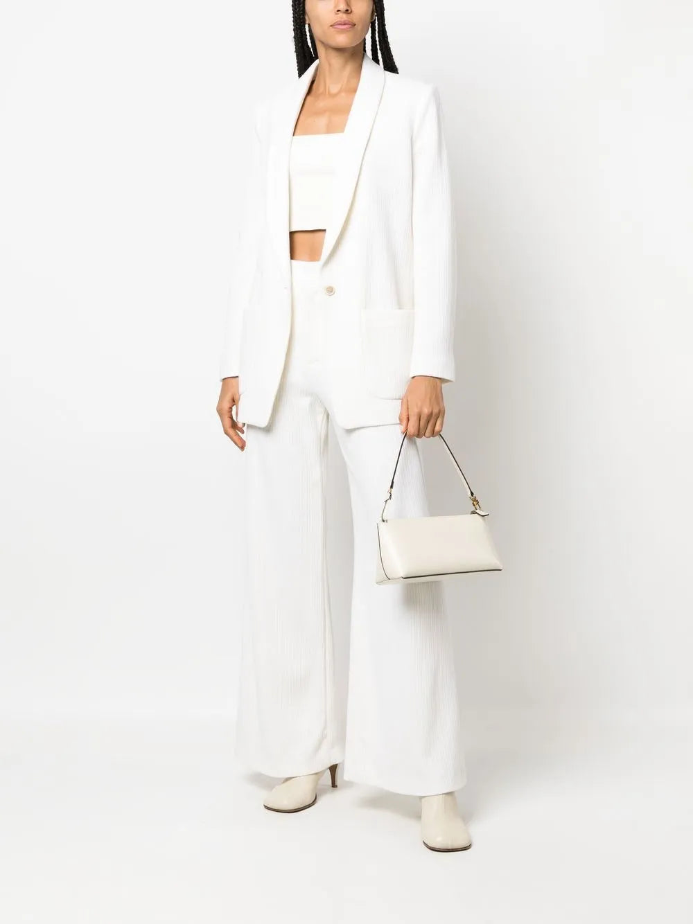 Wide-Leg Knitted Trousers