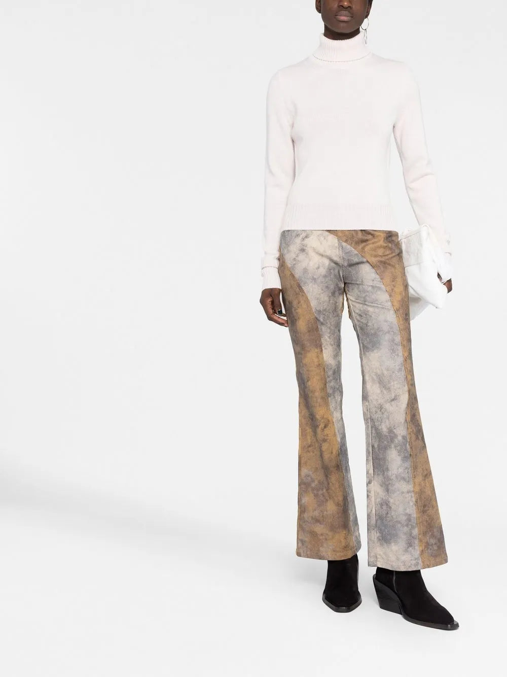 Open-Back Roll-Neck Top