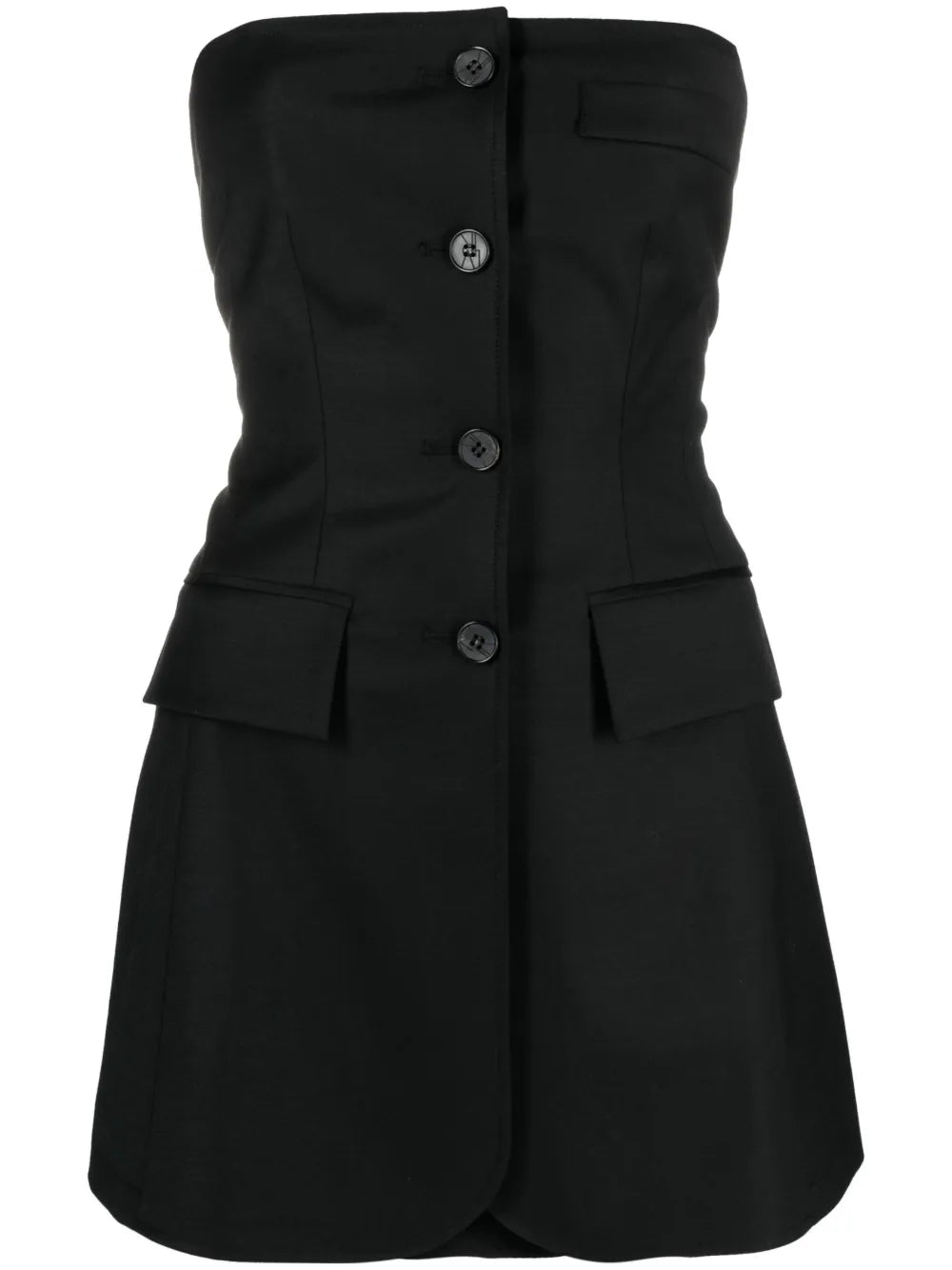 Blazer-Style Strapless Top