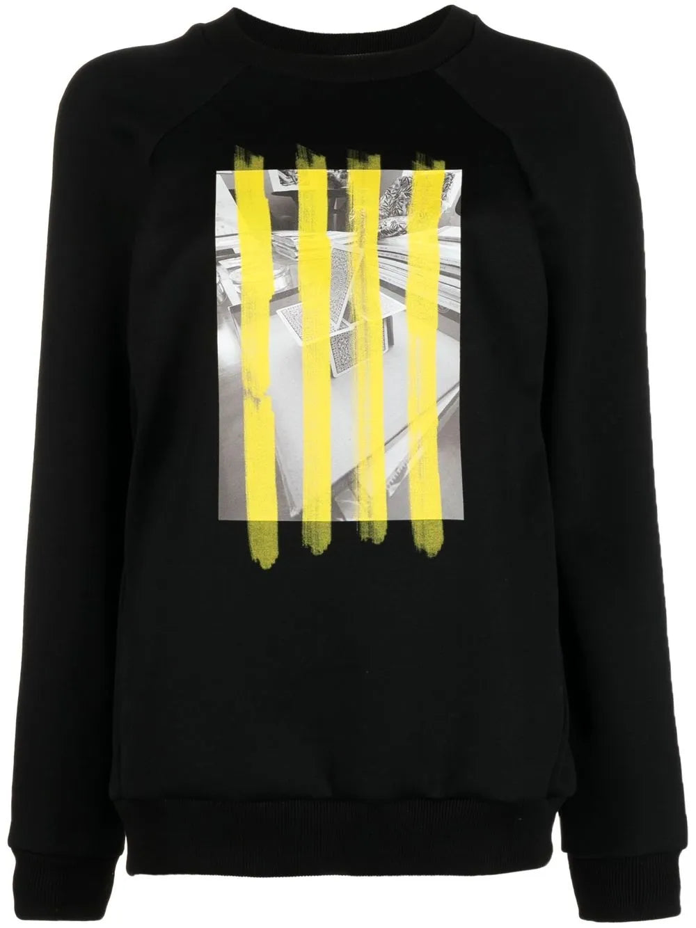Graphic-Print Detail Sweatshirt