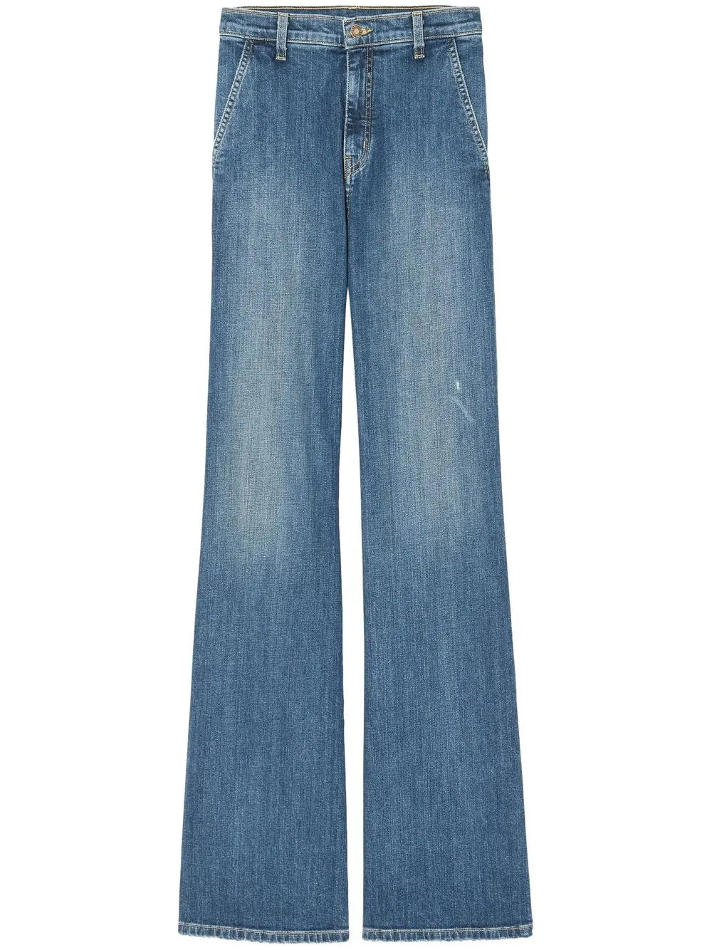 Anna Mid-Rise Wide-Leg Jeans
