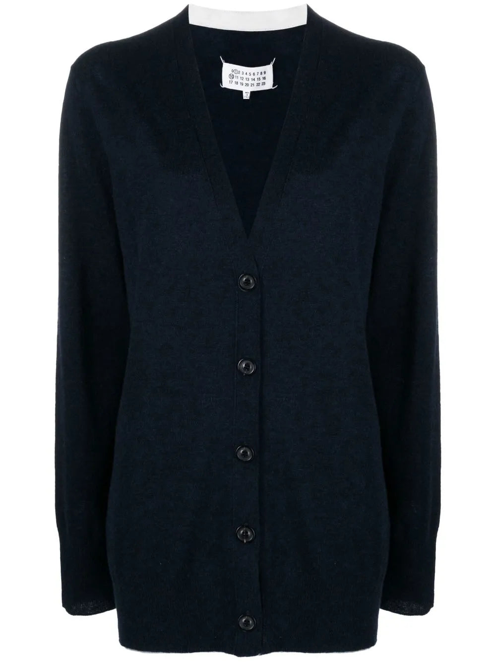 V-Neck Wool-Blend Cardigan