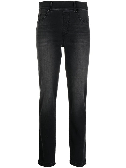 High-Rise Slim-Cut Jeans