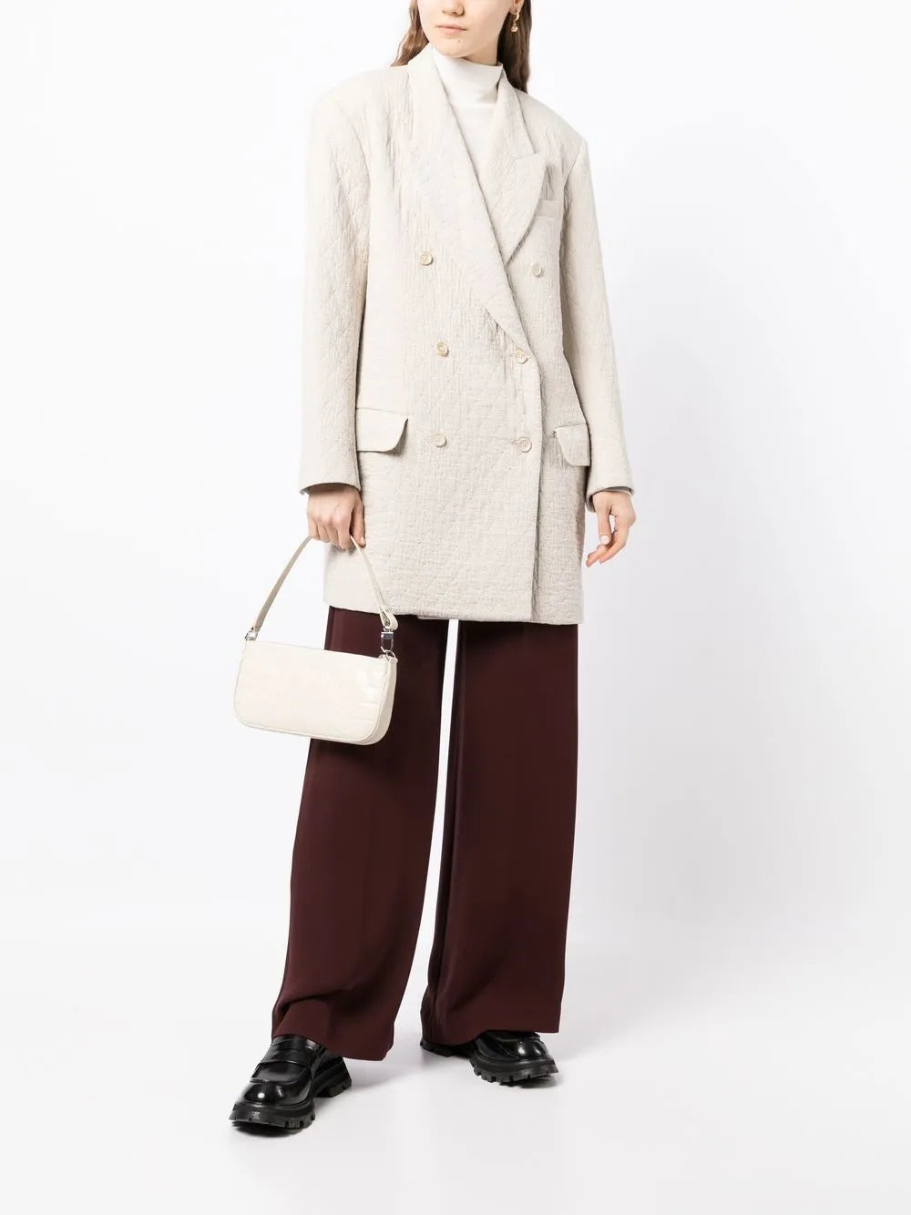 Double-Breasted Tailored Coat