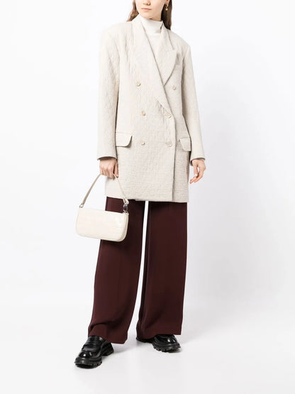 Double-Breasted Tailored Coat