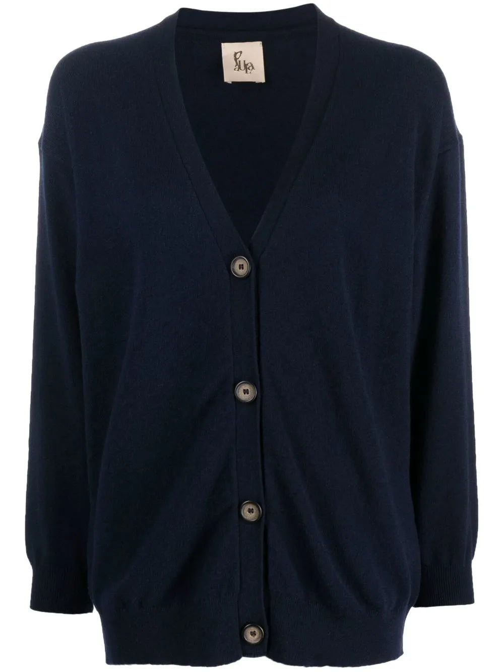 Buttoned-Up Cashmere Cardigan
