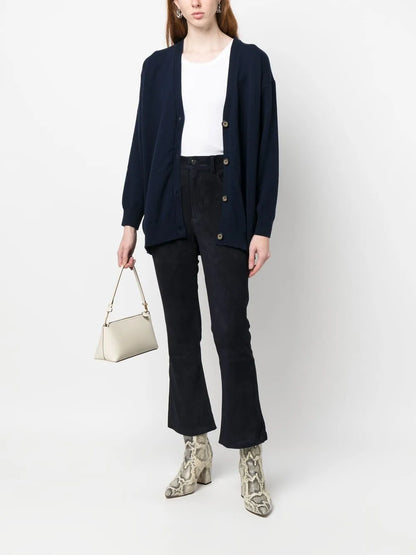 Buttoned-Up Cashmere Cardigan