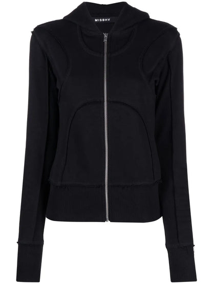 Padded Zip-Up Hoodie