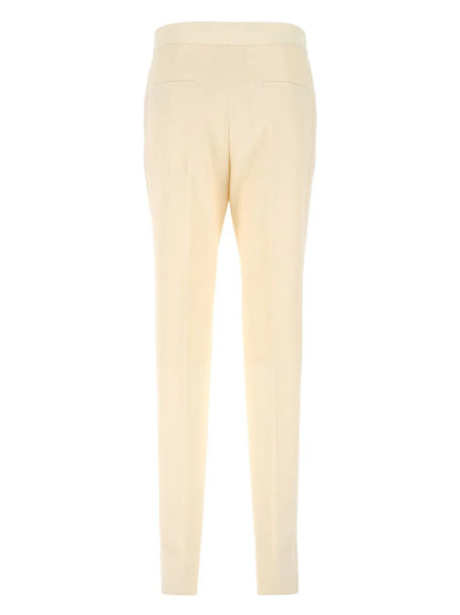 High-Rise Straight-Leg Trousers