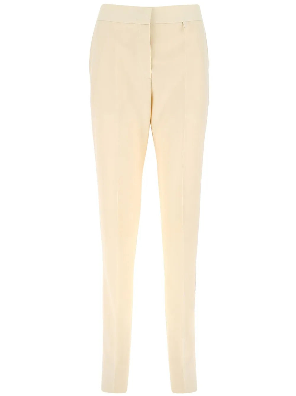 High-Rise Straight-Leg Trousers