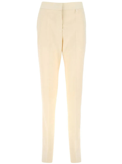 High-Rise Straight-Leg Trousers