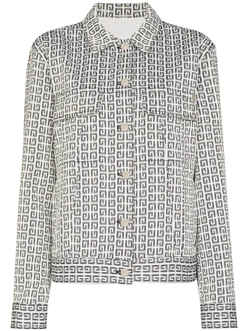 4G Jacquard Denim Jacket