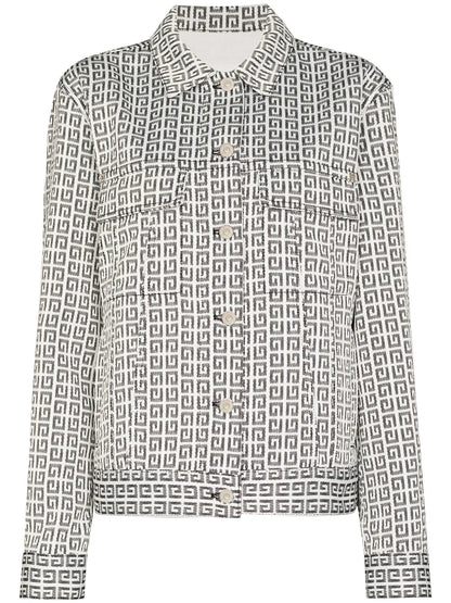 4G Jacquard Denim Jacket