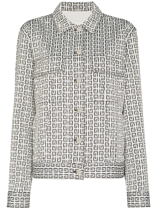 4G Jacquard Denim Jacket