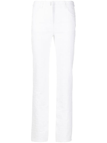 4G Motif Jacquard Straight-Leg Trousers