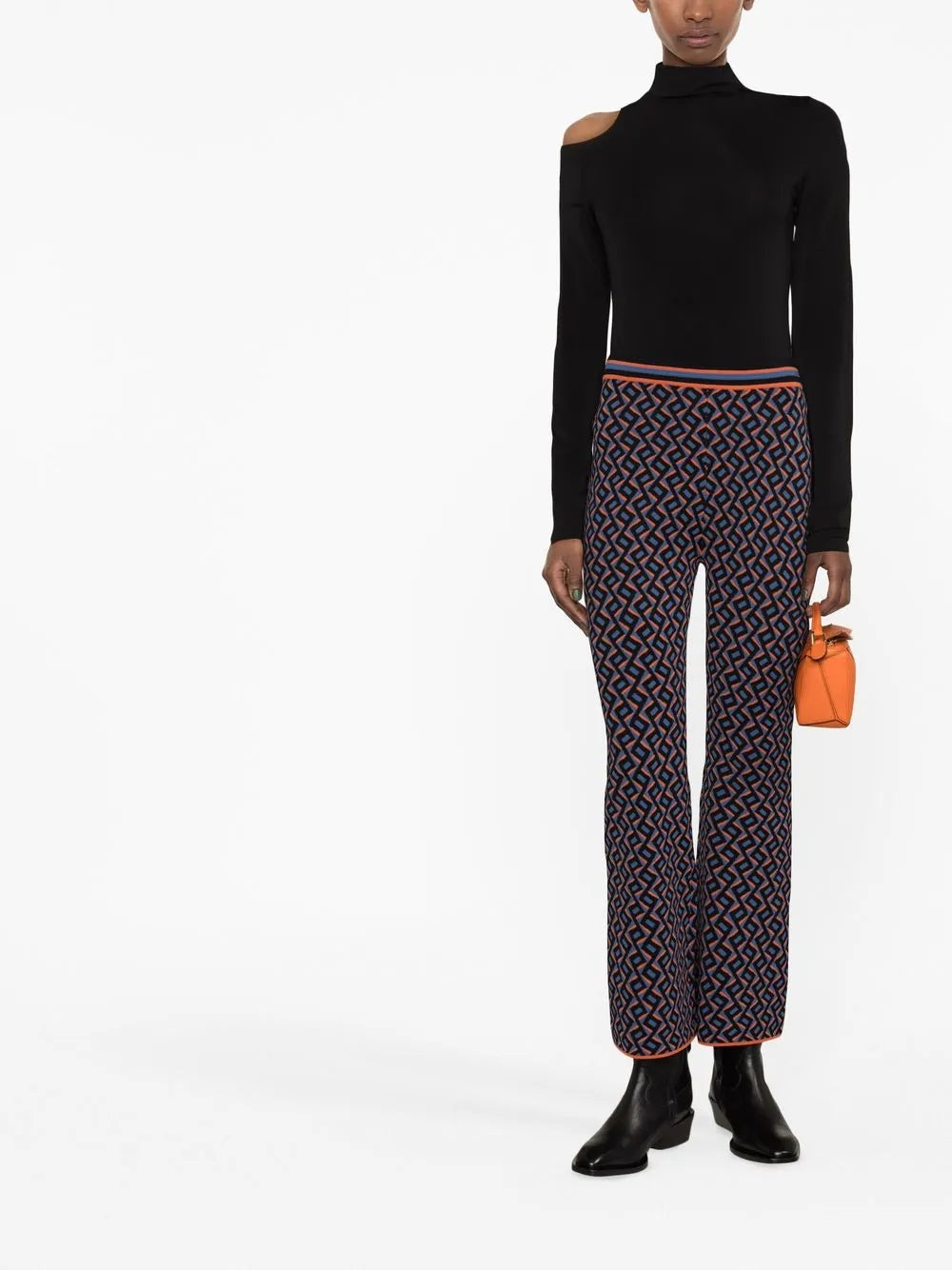 Juno Patterned Jacquard Trousers