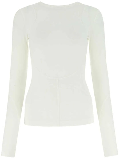 Cut-Out Crew-Neck T-Shirt