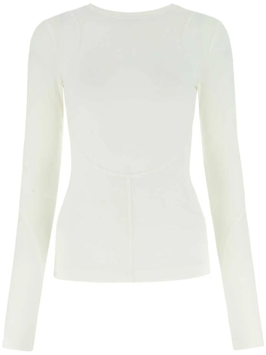 Cut-Out Crew-Neck T-Shirt