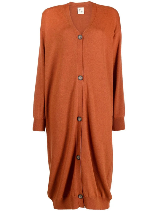 Buttoned-Up Knitted Dress